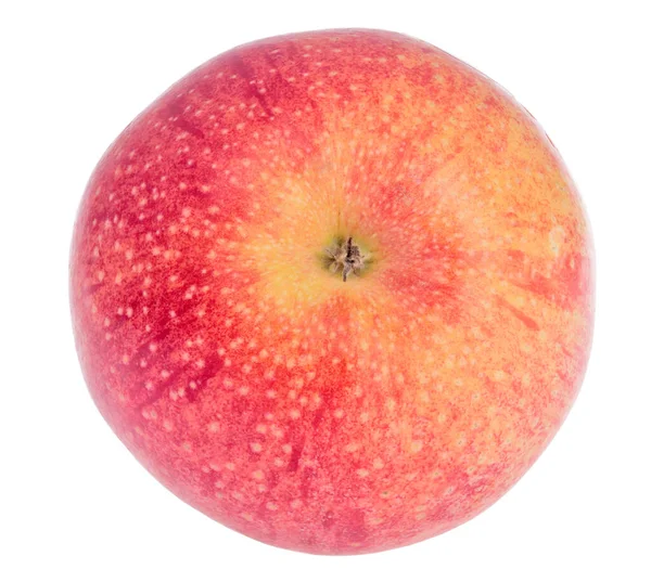 Fuji Elması beyaz arkaplanda izole edildi