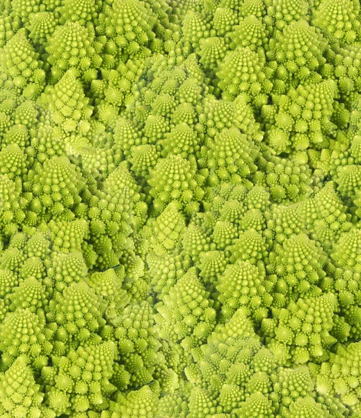 Abstrakter Hintergrund Aus Grünem Romanesco Brokkoli — Stockfoto