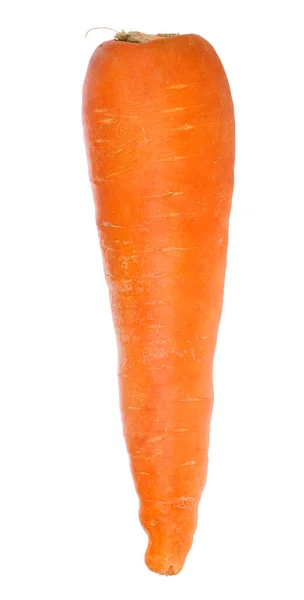 Апельсинова Морква Ізольована Білому Тлі — стокове фото
