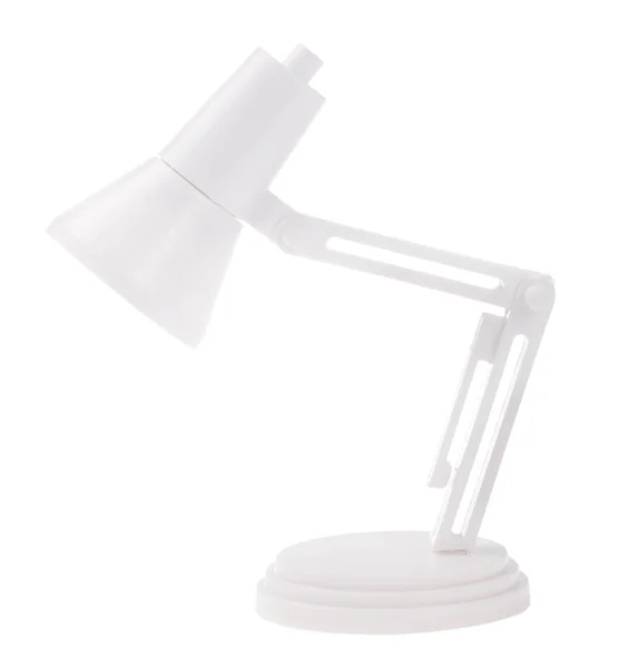 Petite Lampe Électrique Isolée Sur Fond Blanc — Photo