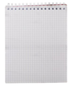 kağıt dizüstü bilgisayar beyaz arkaplanda izole edildi