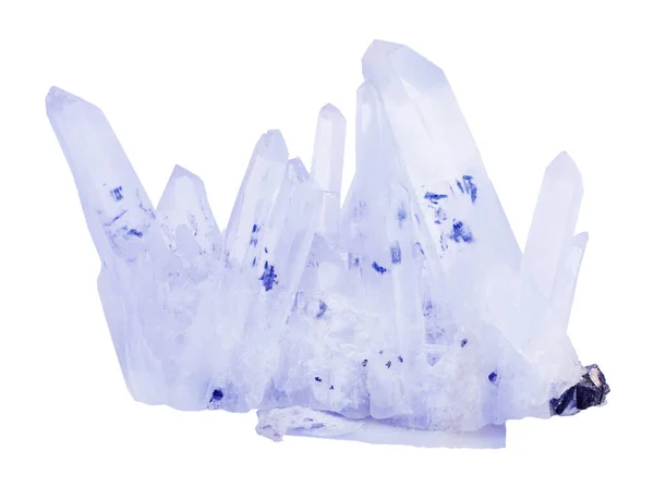 Cristal Natural Montaña Aislado Sobre Fondo Blanco — Foto de Stock