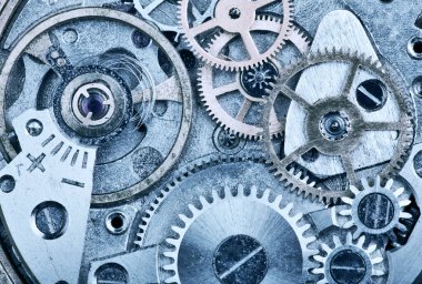 bir grup dişli ile makro fotoğraf