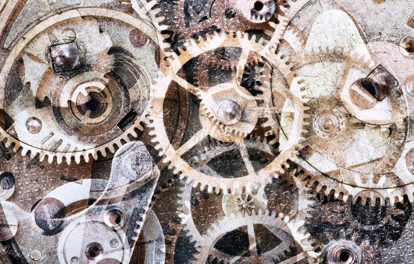 Abstract Background Group Gears — Stock Photo, Image