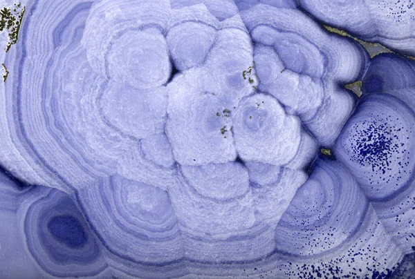 Bleu Malachite Texture Pierre Macro — Photo