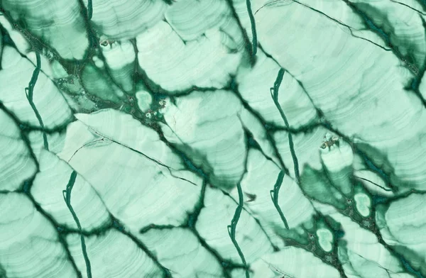 Pietra Verde Malachite Seamles Texture Macro — Foto Stock