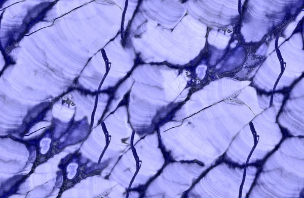 Niebieski Malachit Kamień Szwy Tekstury Makro — Zdjęcie stockowe