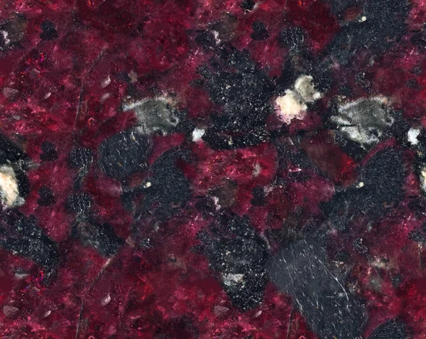 Rojo Negro Eudialyte Mineral Textura Sin Costura Macro —  Fotos de Stock