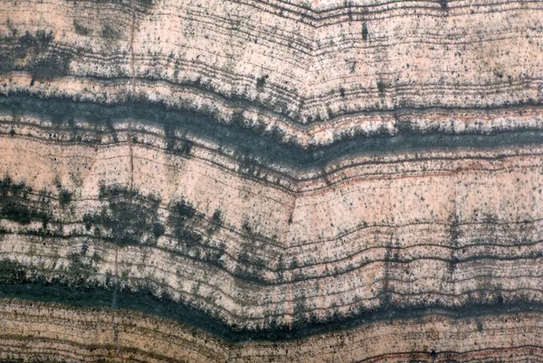 Lichte Donker Gestreepte Skarn Textuur Macro — Stockfoto