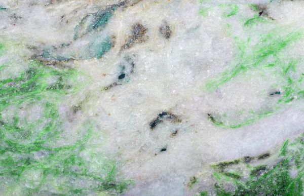 Lukking Grå Grønn Listvenitt Mineralstruktur – stockfoto