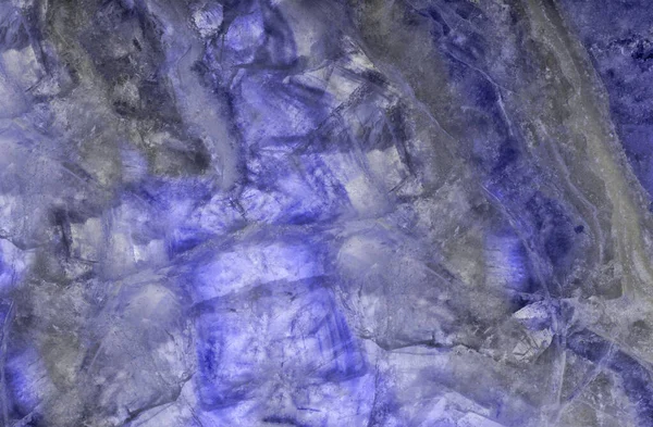 Azul Fluorite Textura Macro Foto — Fotografia de Stock