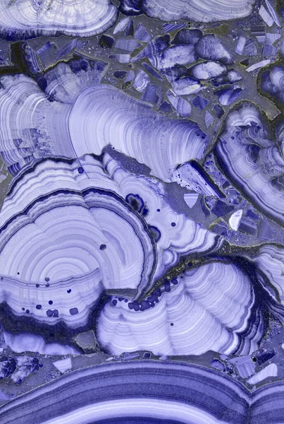Blaues Kupfererz Textur Makro — Stockfoto