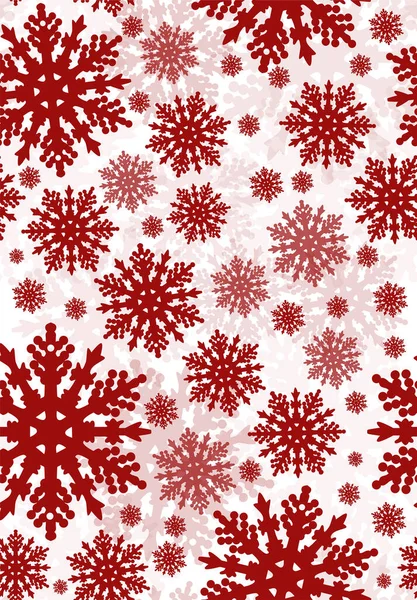 Illustration Seamless Background Snowflakes — Stock Vector