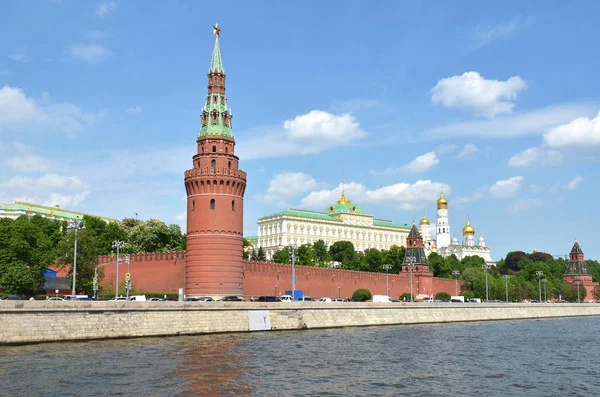 Architektonický Celek Moskevského Kremlu Kreml Nábřeží — Stock fotografie