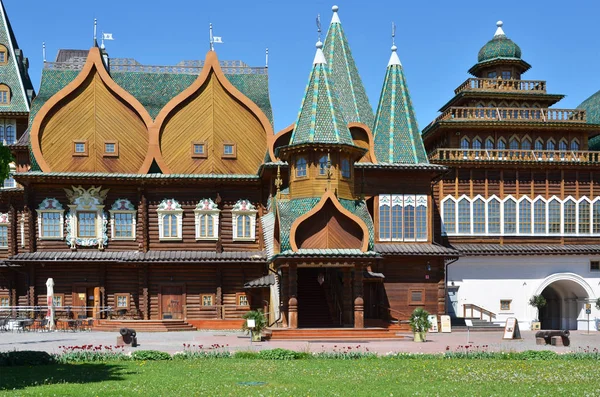 Moskova Rusya Mayıs 2018 Tarihsel Yeniden Inşası Palace Çar Alexey — Stok fotoğraf