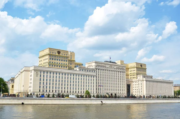 Vista Panoramica Del Ministero Della Difesa Della Russia Mosca — Foto Stock
