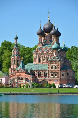 Doğal görünümü Trinity Kilisesi Ostankino, Moskova, Rusya Federasyonu