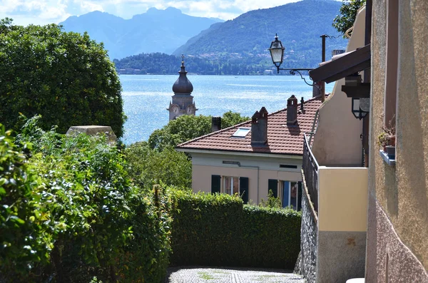 Menaggio město, jezero Como, Itálie Stock Snímky