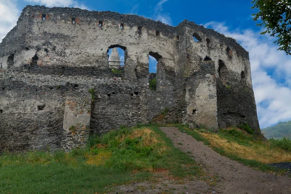 Ruiny Starego Zamku Góry Węgierskiego Somló — Zdjęcie stockowe