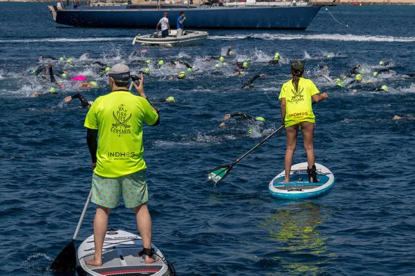 Troisième Championnat Populaire Natation Croisée Dans Une Petite Ville Palamos — Photo