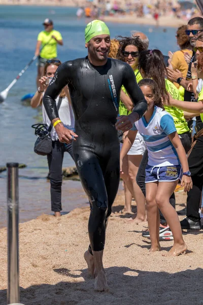 Troisième Championnat Populaire Natation Croisée Dans Une Petite Ville Palamos — Photo