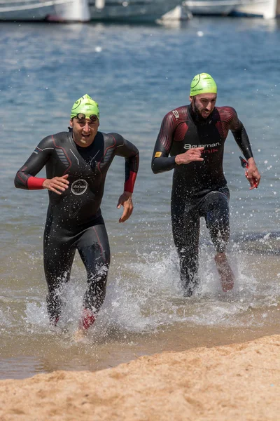 Troisième Championnat Populaire Natation Croisée Dans Une Petite Ville Palamos — Photo