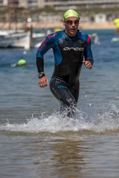 Dritte Populäre Crossschwimm Meisterschaften Einer Kleinen Stadt Palamos Von Spanien — Stockfoto