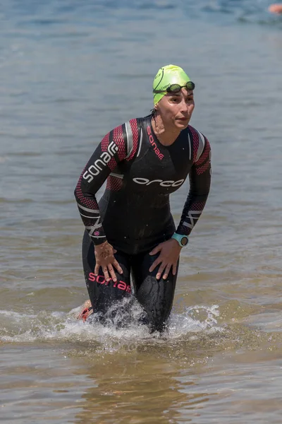 Troisième Championnat Populaire Natation Croisée Dans Une Petite Ville Palamos — Photo