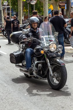 Motosiklet Palamos İspanya gösterir. 27. 05. 2018 İspanya
