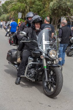Motosiklet Palamos İspanya gösterir. 27. 05. 2018 İspanya