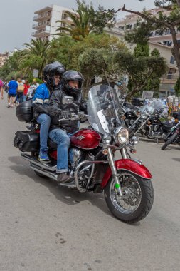 Motosiklet Palamos İspanya gösterir. 27. 05. 2018 İspanya