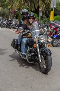 Motosiklet Palamos İspanya gösterir. 27. 05. 2018 İspanya