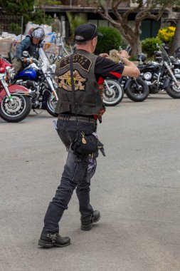 Motosiklet Palamos İspanya gösterir. 27. 05. 2018 İspanya