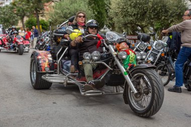 Motosiklet Palamos İspanya gösterir. 27. 05. 2018 İspanya