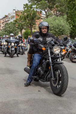 Motosiklet Palamos İspanya gösterir. 27. 05. 2018 İspanya