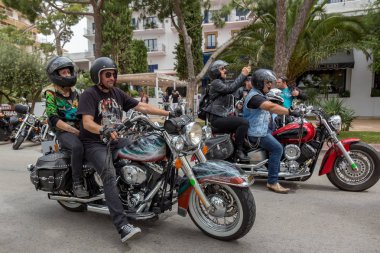 Motosiklet Palamos İspanya gösterir. 27. 05. 2018 İspanya