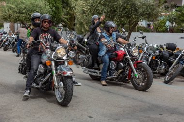 Motosiklet Palamos İspanya gösterir. 27. 05. 2018 İspanya
