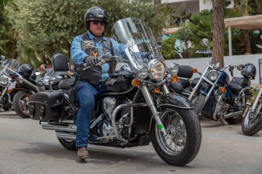 Motosiklet Palamos İspanya gösterir. 27. 05. 2018 İspanya