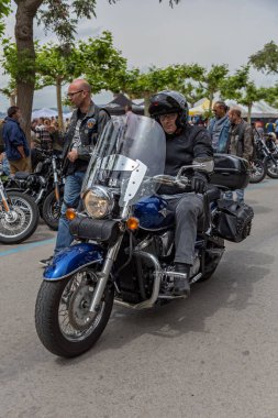 Motosiklet Palamos İspanya gösterir. 27. 05. 2018 İspanya