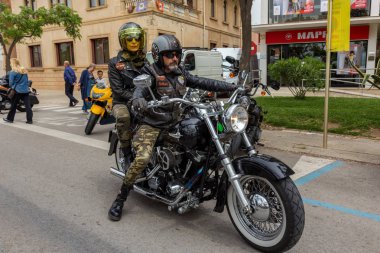 Motosiklet Palamos İspanya gösterir. 27. 05. 2018 İspanya
