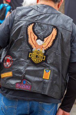 Motosiklet Palamos İspanya gösterir. 27. 05. 2018 İspanya