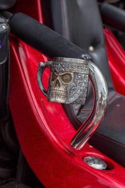 Motosiklet Palamos İspanya gösterir. 27. 05. 2018 İspanya