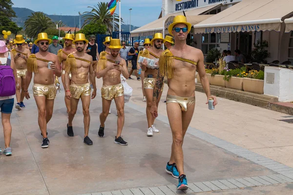 Orgullo Las Personas Lesbianas Gays Bisexuales Transgénero Las Calles Sitges —  Fotos de Stock