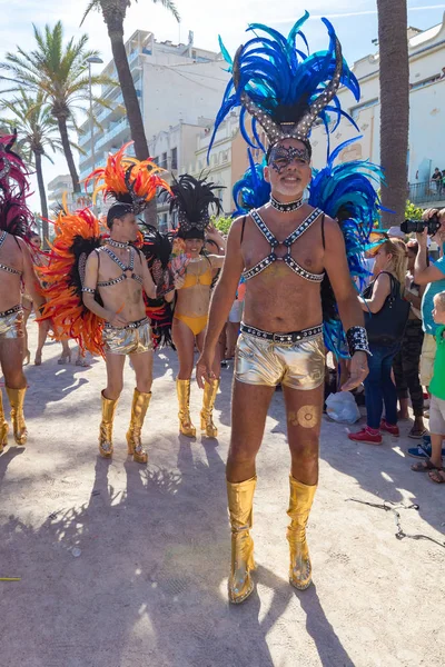 Orgullo Las Personas Lesbianas Gays Bisexuales Transgénero Las Calles Sitges —  Fotos de Stock