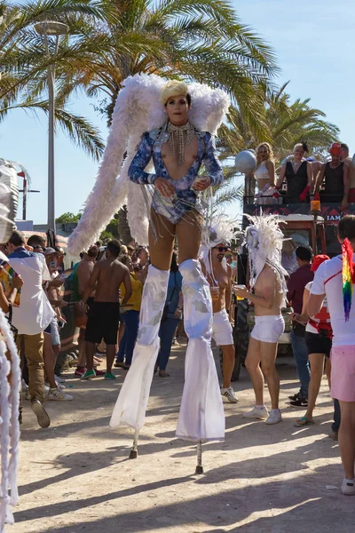 Orgullo Las Personas Lesbianas Gays Bisexuales Transgénero Las Calles Sitges —  Fotos de Stock