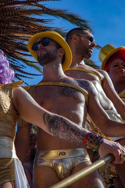 Orgullo Las Personas Lesbianas Gays Bisexuales Transgénero Las Calles Sitges —  Fotos de Stock