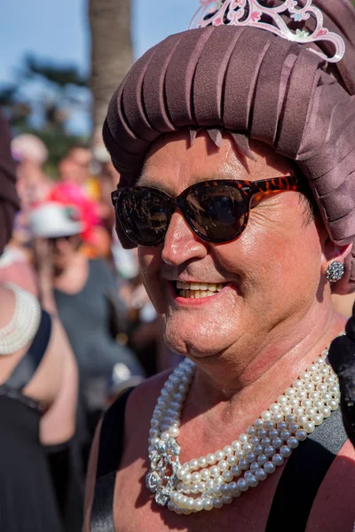 Lezbiyen, Eşcinsel, biseksüel ve transseksüel insanların sokaklarda Sitges, İspanya'nın 17 gururu. Haziran, 2018