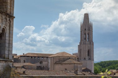 Bir İspanyol kasabadan Gerona Simgesel Yapı