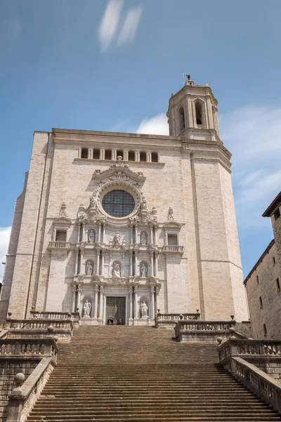 Орієнтир Від Іспанського Містечка Gerona — стокове фото