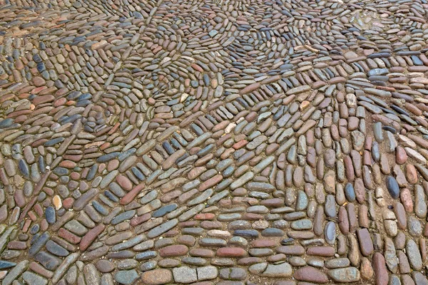 Interesting Street Detail Pebble Stones — Stock Photo, Image